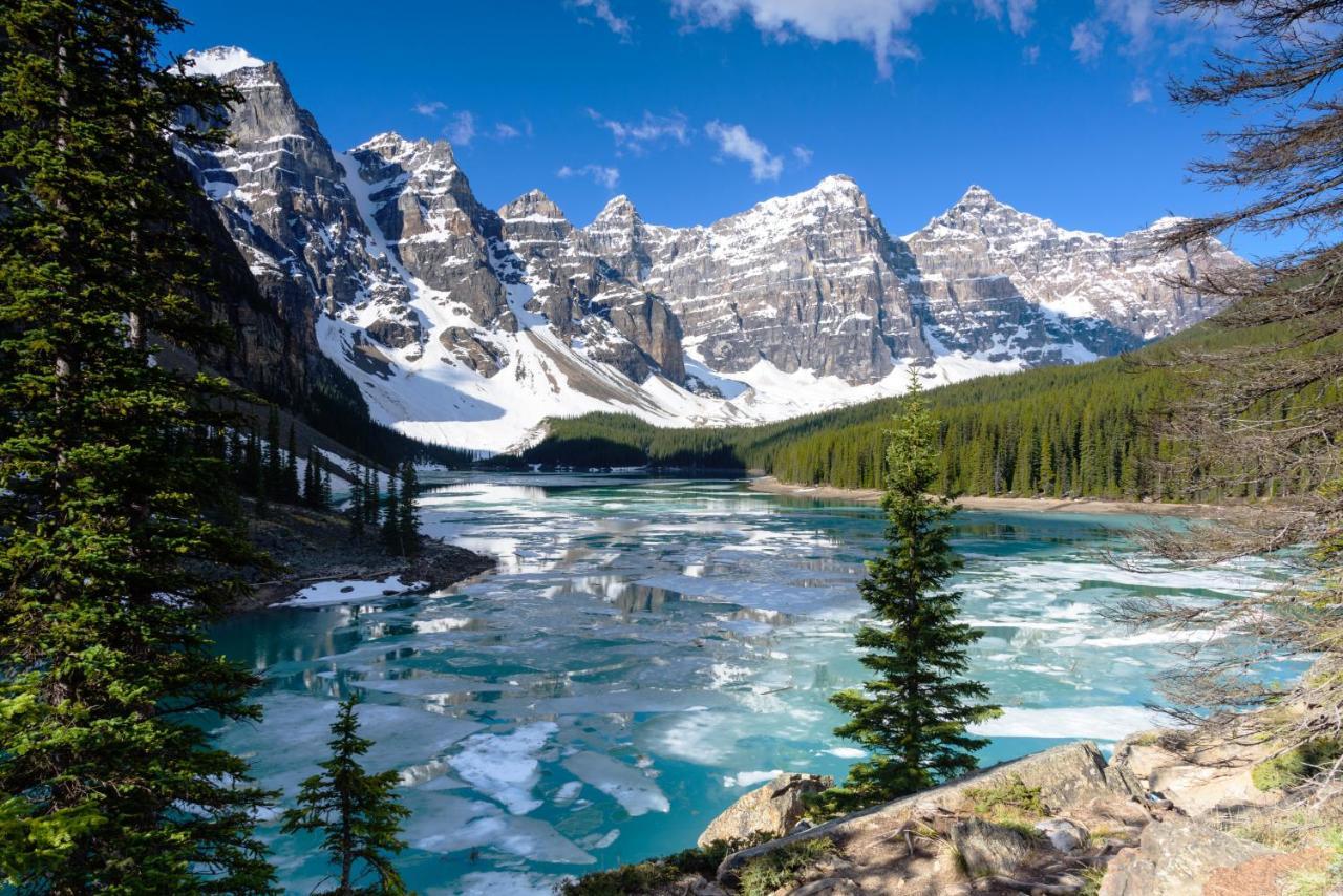 Spectacular Mountain View Corner Unit Pool Hot Tub Park Pass Apartment Canmore Exterior photo